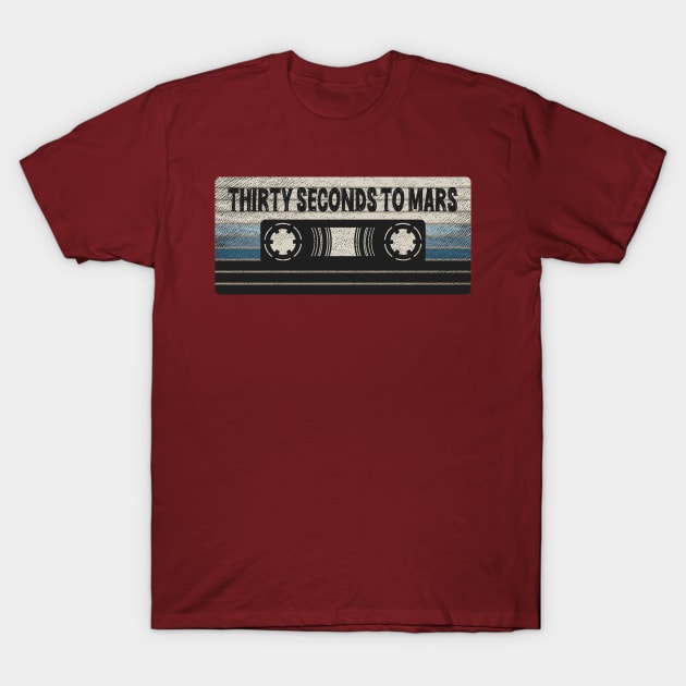 Thirty Seconds To Mars Mix Tape T-Shirt by getinsideart